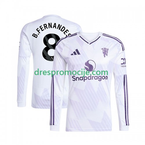 Manchester United Bruno Fernandes 8 Dres Gostujući 2025/2026 Dugim Rukavima Manchester United Bruno Fernandes 8 Dres Gostujući 2025/2026 Dugim Rukavima